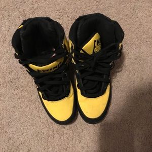 Patrick Ewing Black & Yellow High Top